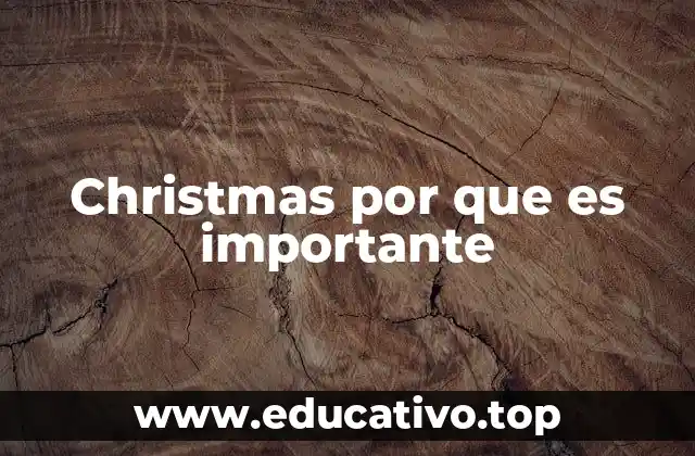 Christmas por que es importante