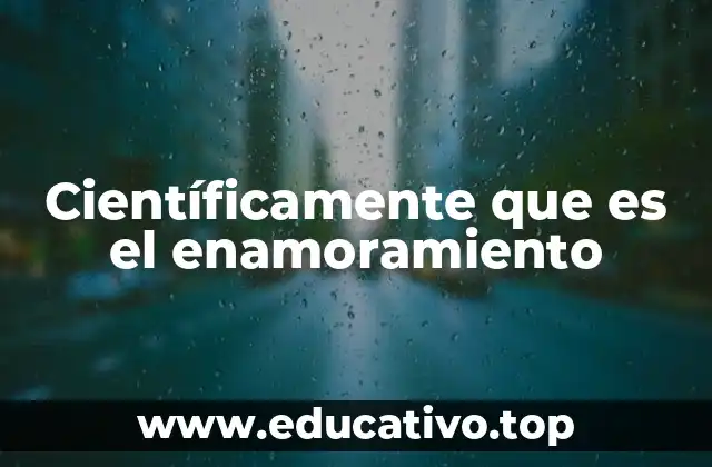Científicamente que es el enamoramiento