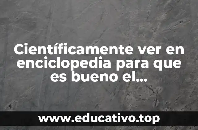 Científicamente ver en enciclopedia para que es bueno el miclonazepan