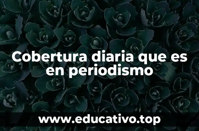 El rol de la cobertura diaria en la sociedad moderna