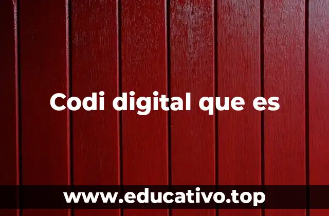 Codi digital que es