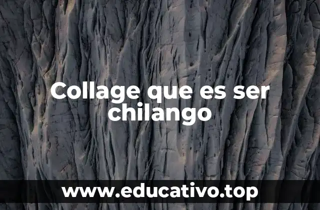 Collage que es ser chilango