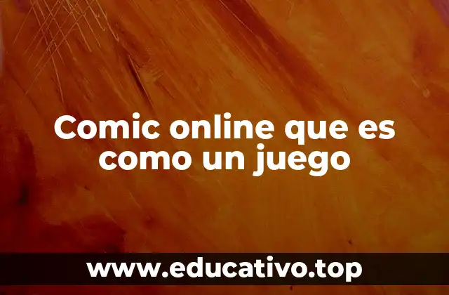 Comic online que es como un juego