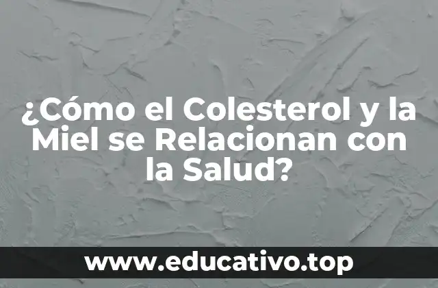 ¿Cómo el Colesterol y la Miel se Relacionan con la Salud?