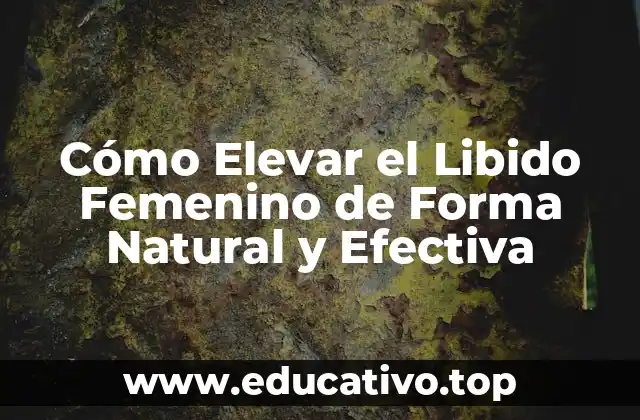 Cómo Elevar el Libido Femenino de Forma Natural y Efectiva