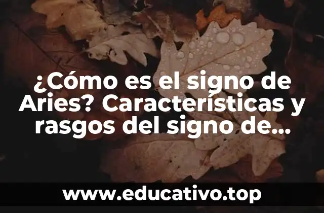 ¿Cómo es el signo de Aries? Características y rasgos del signo de fuego