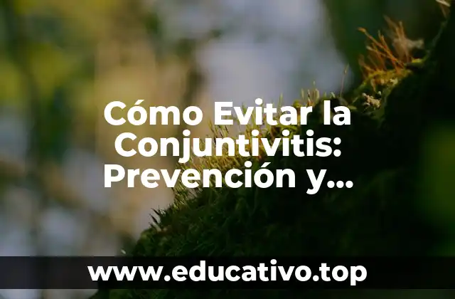 Cómo Evitar la Conjuntivitis: Prevención y Tratamiento de la Infección Ocular