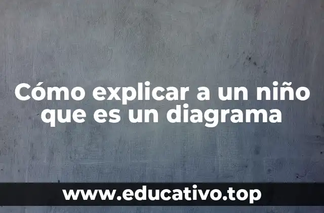 Cómo explicar a un niño que es un diagrama
