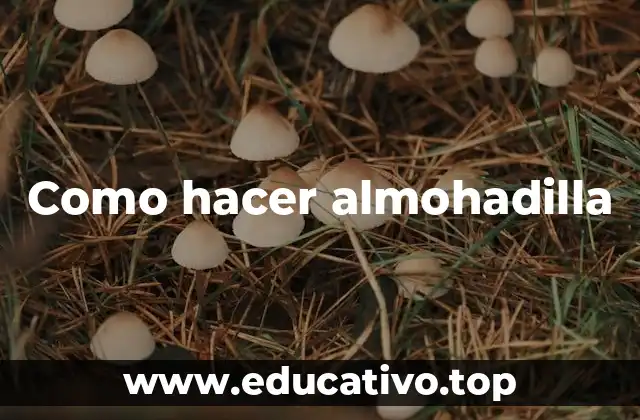Como hacer almohadilla
