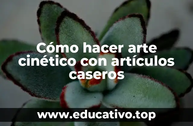 Cómo hacer arte cinético con artículos caseros