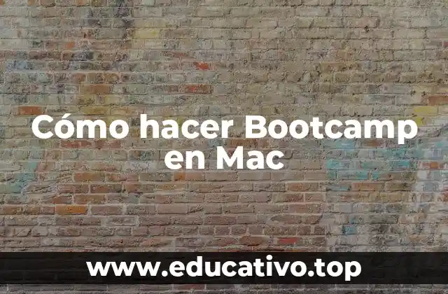 Cómo hacer Bootcamp en Mac