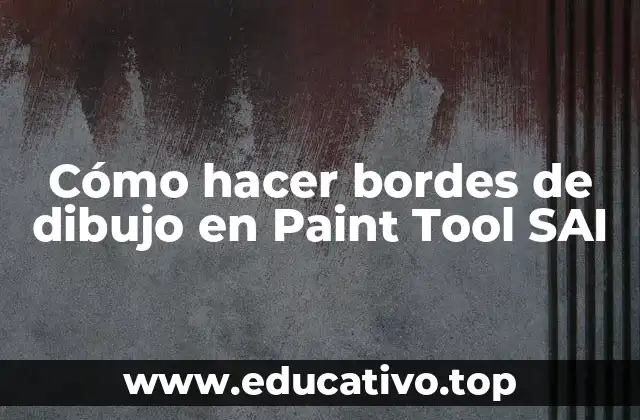 Cómo hacer bordes de dibujo en Paint Tool SAI