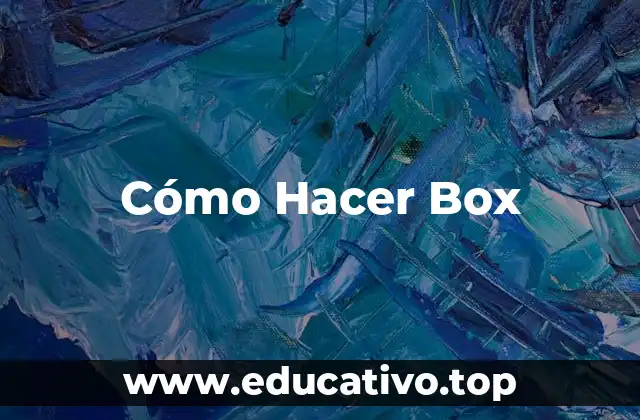 Cómo Hacer Box