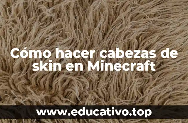 Cómo hacer cabezas de skin en Minecraft