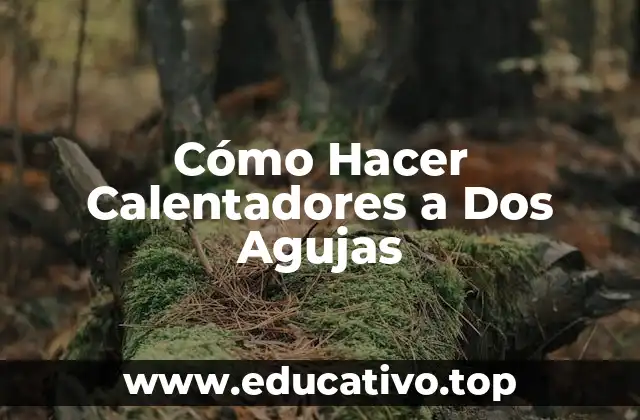 Cómo Hacer Calentadores a Dos Agujas