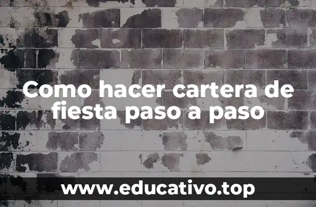 Como hacer cartera de fiesta paso a paso