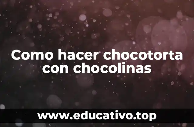 Como hacer chocotorta con chocolinas