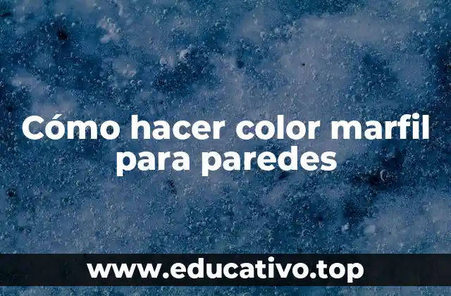 Cómo hacer color marfil para paredes