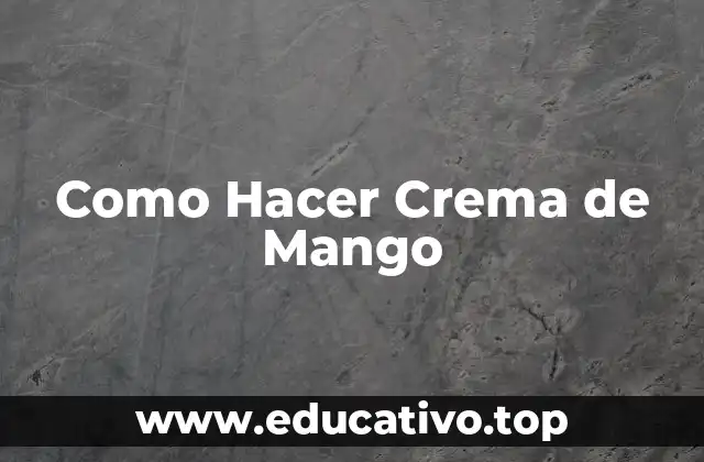 Crema de Mango