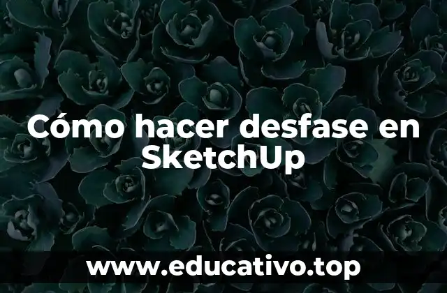 Cómo hacer desfase en SketchUp
