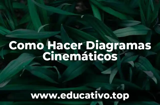 Como Hacer Diagramas Cinemáticos
