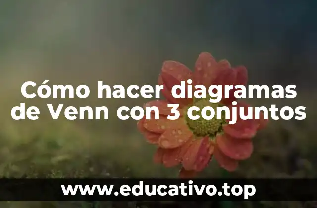 Cómo hacer diagramas de Venn con 3 conjuntos