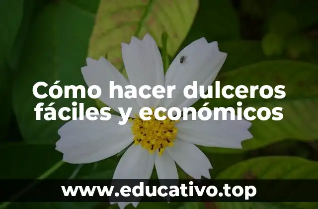 Cómo hacer dulceros fáciles y económicos