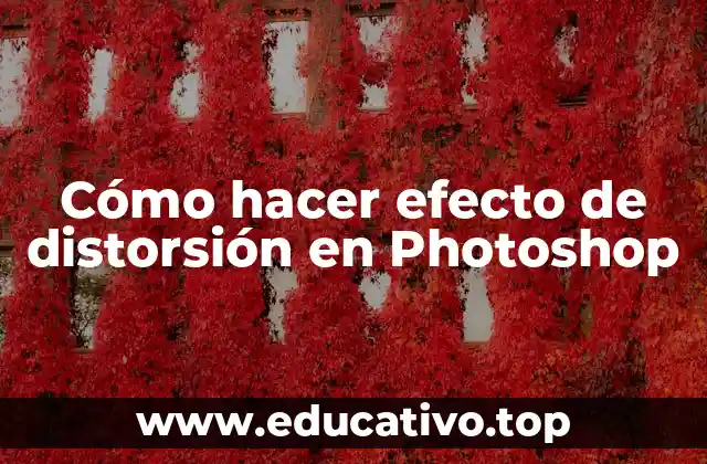 Cómo hacer efecto de distorsión en Photoshop