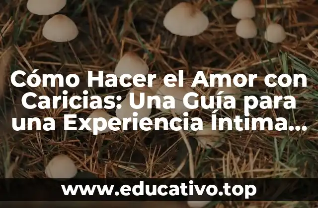 Cómo Hacer el Amor con Caricias: Una Guía para una Experiencia Íntima más Agradable
