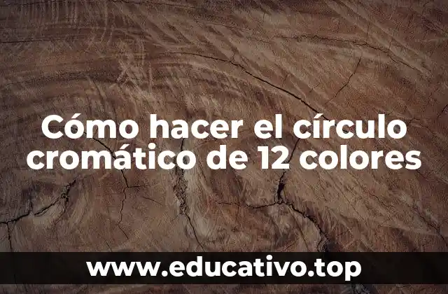 Cómo hacer el círculo cromático de 12 colores