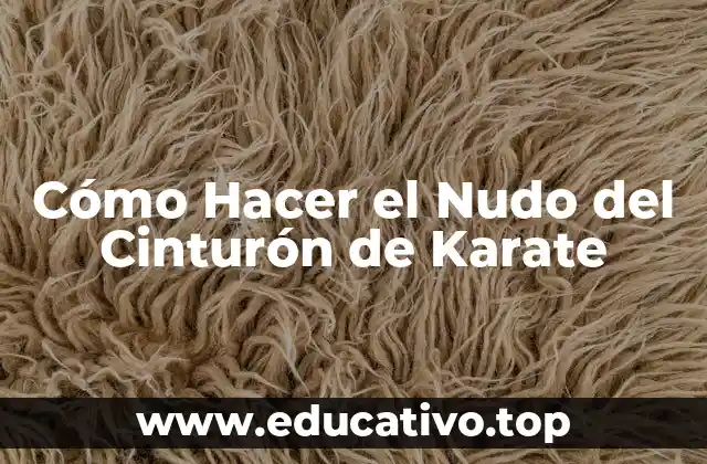 Cómo Hacer el Nudo del Cinturón de Karate