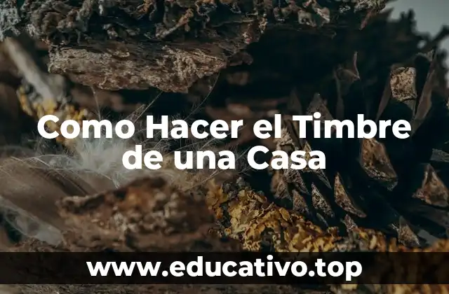 Como Hacer el Timbre de una Casa