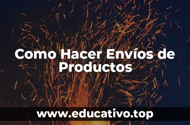 Como Hacer Envíos de Productos