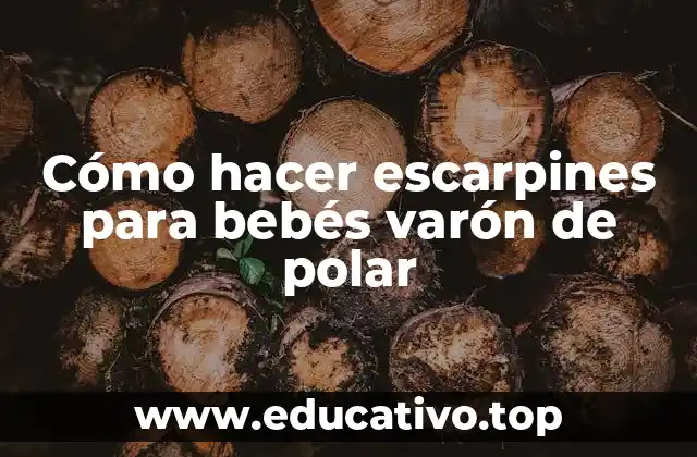 Cómo hacer escarpines para bebés varón de polar