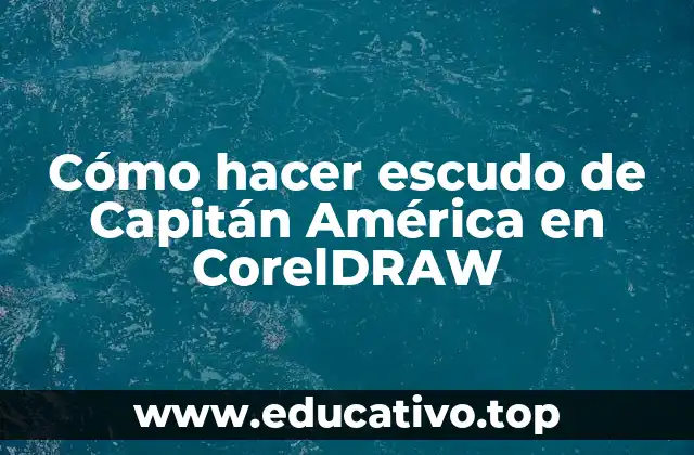 Cómo hacer escudo de Capitán América en CorelDRAW
