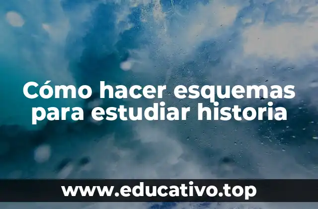 Cómo hacer esquemas para estudiar historia