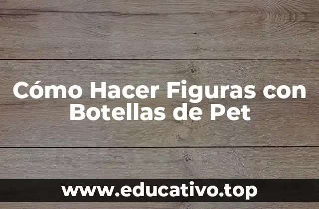 Cómo Hacer Figuras con Botellas de Pet