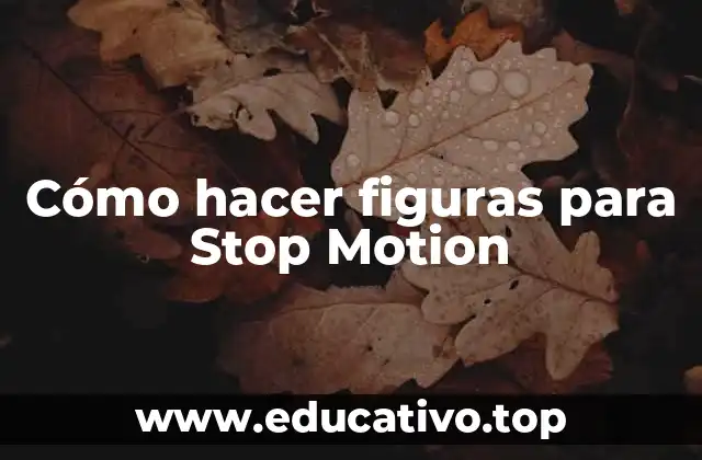 Cómo hacer figuras para Stop Motion
