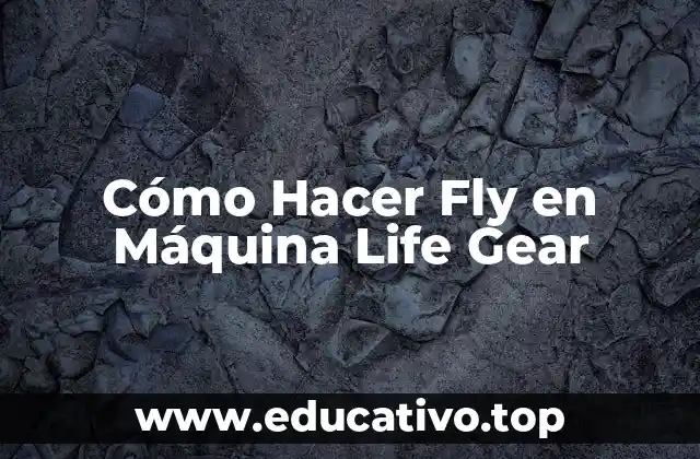 Cómo Hacer Fly en Máquina Life Gear