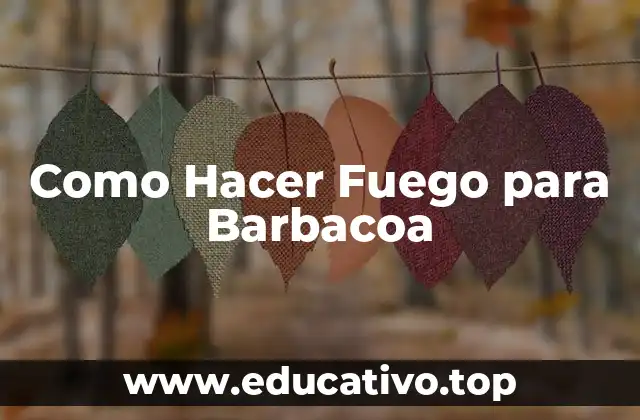 Como Hacer Fuego para Barbacoa