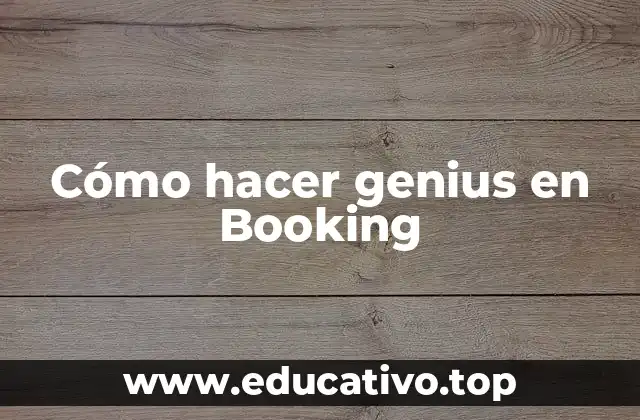 Cómo hacer genius en Booking