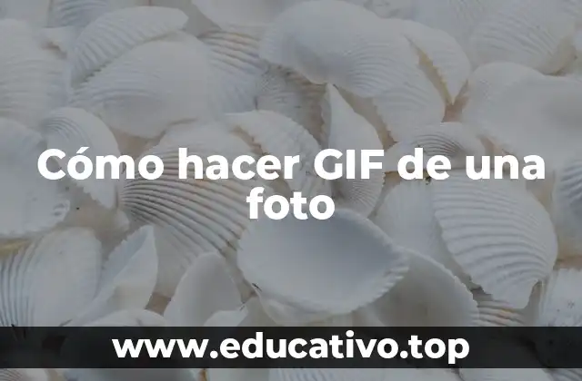 Cómo hacer GIF de una foto