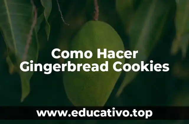 Como Hacer Gingerbread Cookies