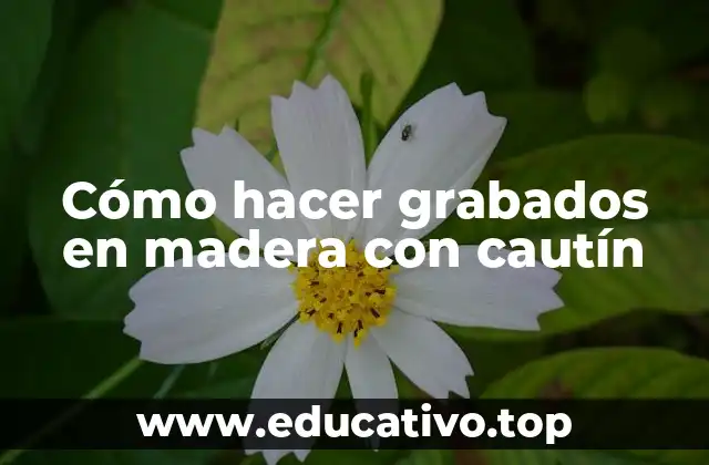 Cómo hacer grabados en madera con cautín