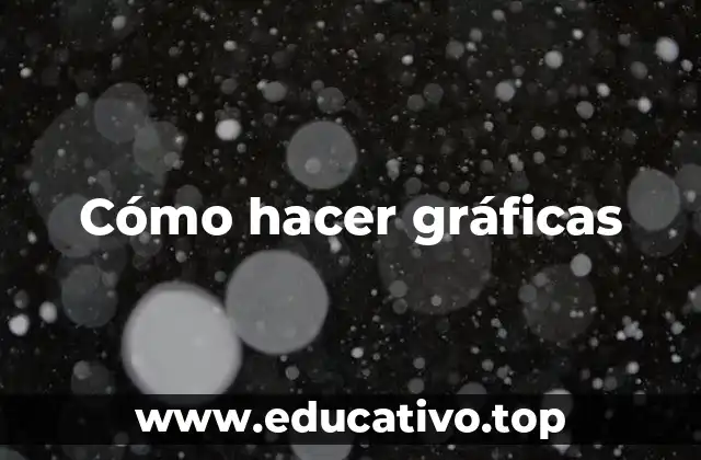 Cómo hacer gráficas