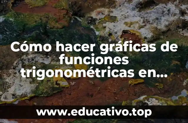 Cómo hacer gráficas de funciones trigonométricas en GeoGebra