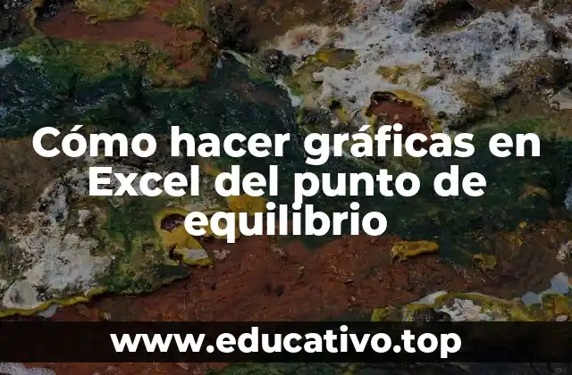 Cómo hacer gráficas en Excel del punto de equilibrio