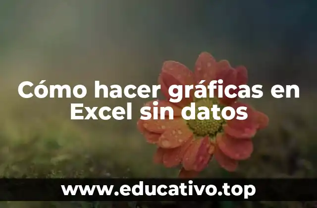 Cómo hacer gráficas en Excel sin datos