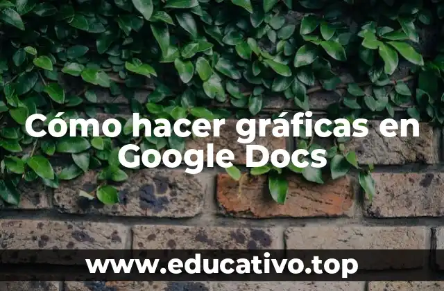 Cómo hacer gráficas en Google Docs