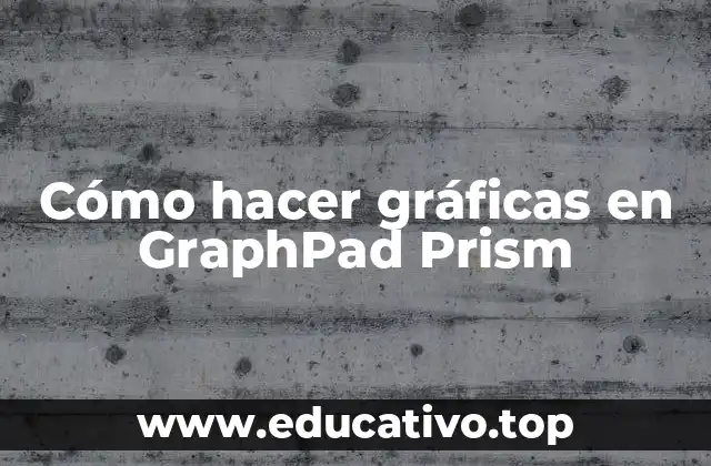 Cómo hacer gráficas en GraphPad Prism